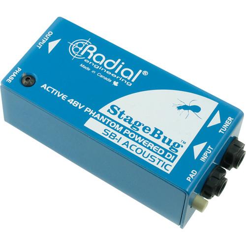 Radial Engineering StageBug SB-1 Active Acoustic R800 0110, Radial, Engineering, StageBug, SB-1, Active, Acoustic, R800, 0110,