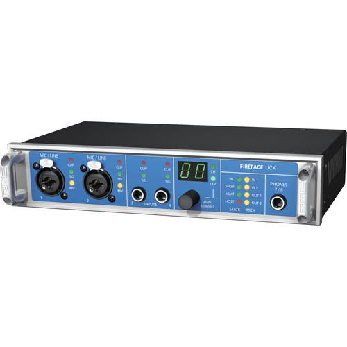 RME Fireface UCX - 36-Channel USB/FireWire Audio Interface UCX, RME, Fireface, UCX, 36-Channel, USB/FireWire, Audio, Interface, UCX