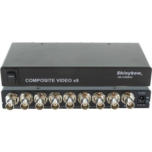 Shinybow SB-3706BNC 1 x 8 Composite Video SB-3706BNC, Shinybow, SB-3706BNC, 1, x, 8, Composite, Video, SB-3706BNC,