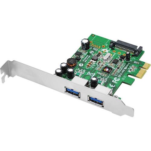 SIIG Dual Profile 2-Port USB 3.0 PCIe Adapter JU-P20612-S1