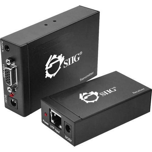SIIG VGA & Audio 1000 ft Extender Set CE-VG0N11-S1