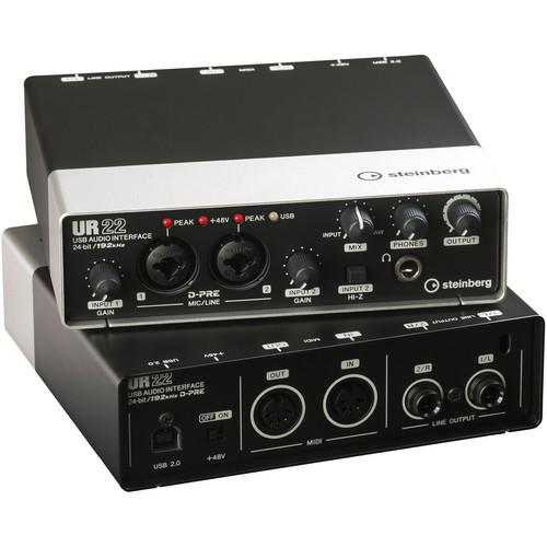 Steinberg UR22 - USB 2.0 Audio Interface with Dual UR22, Steinberg, UR22, USB, 2.0, Audio, Interface, with, Dual, UR22,