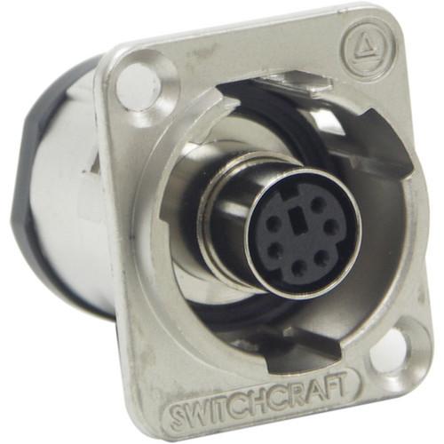 Switchcraft EH Series PS/2 Mouse Jack Connector EH6MD2X, Switchcraft, EH, Series, PS/2, Mouse, Jack, Connector, EH6MD2X,