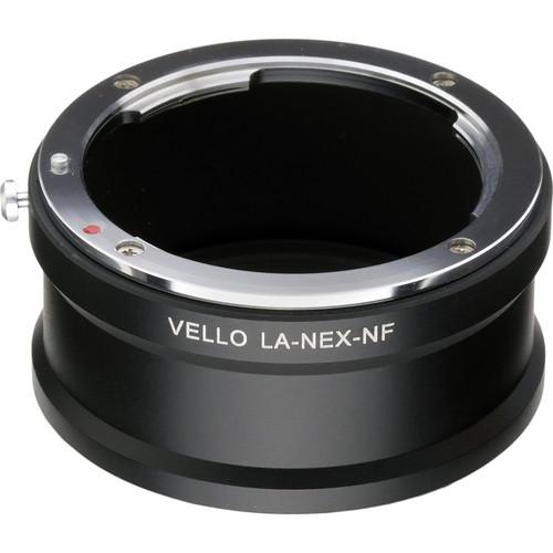 Vello Nikon F Mount Lens to Sony E-Mount Camera Adapter, Vello, Nikon, F, Mount, Lens, to, Sony, E-Mount, Camera, Adapter
