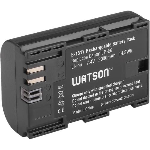 Watson LP-E6 Lithium-Ion Battery Pack (7.4V, 2000mAh) B-1517