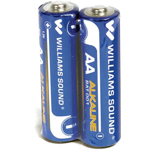 Williams Sound AA Alkaline Battery (2-Pack) BAT 001-2
