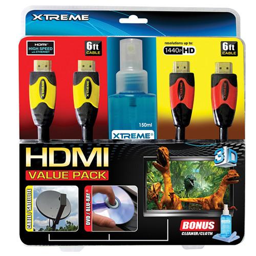 Xtreme Cables  HDMI Value Pack 85542, Xtreme, Cables, HDMI, Value, Pack, 85542, Video