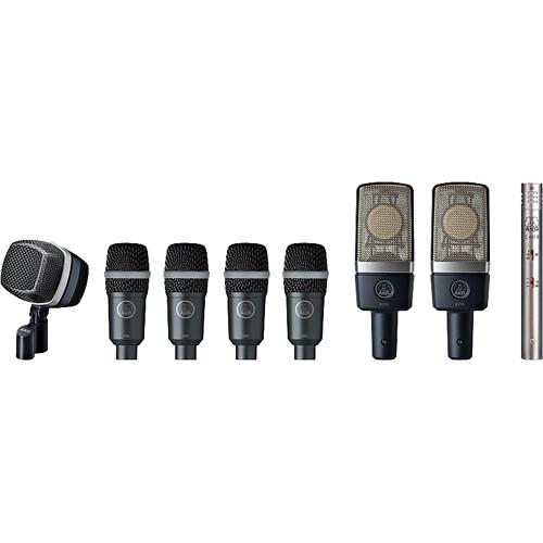 AKG  Drum Premium Microphone Set 2581Z00140, AKG, Drum, Premium, Microphone, Set, 2581Z00140, Video