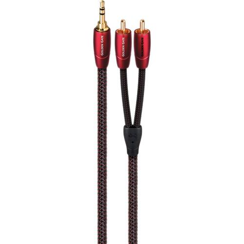 AudioQuest Golden Gate 3.5mm to RCA Cable (2.0') GOLDG0.6MR