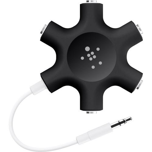 Belkin RockStar 5-Way Headphone Splitter (Black) F8Z274BTBLK