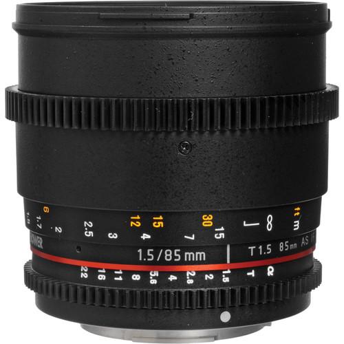 Bower  85mm T1.5 Cine Lens for Sony A SLY85VDS, Bower, 85mm, T1.5, Cine, Lens, Sony, A, SLY85VDS, Video