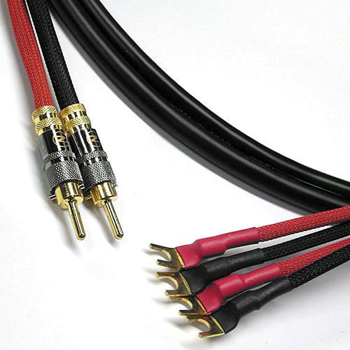 Canare 4S11 Speaker Cable 2 Banana to 4 Spade (6') CA4S112B4S6
