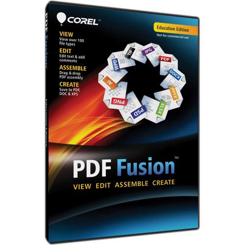 Corel PDF Fusion Education Edition for Windows CPDFF1ENDVDA