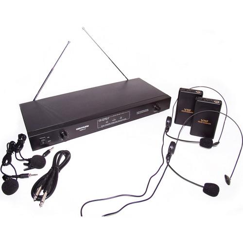 Gem Sound GMW-62 VHF Dual Wireless Lapel and Headset GMW62