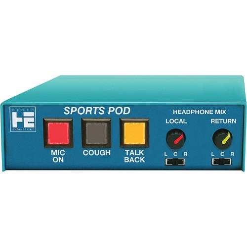 Henry Engineering Sports Pod Microphone/Headphone Controller SP, Henry, Engineering, Sports, Pod, Microphone/Headphone, Controller, SP