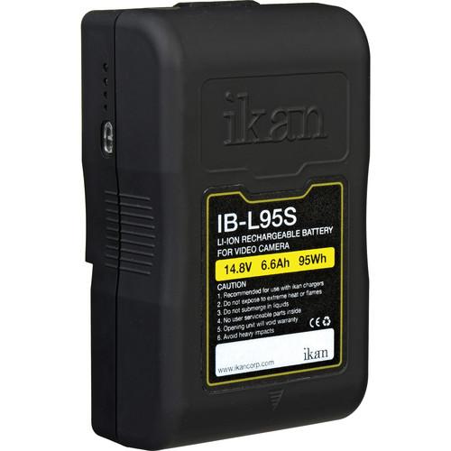 ikan Compact 95Wh V-Mount Li-Ion Battery with LED Power IB-L95S