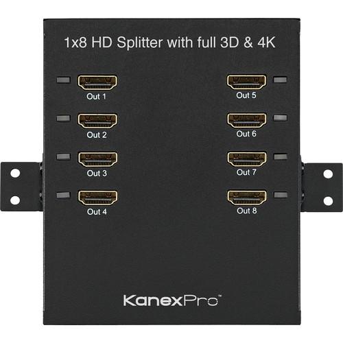 KanexPro ProBar 1 x 8 High Bandwidth HDMI Splitter HD8PTBSP