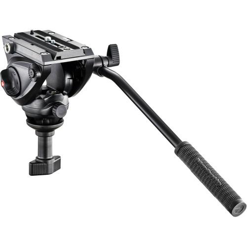 Manfrotto MVH500A Pro Fluid Video Head with 60mm Half MVH500A, Manfrotto, MVH500A, Pro, Fluid, Video, Head, with, 60mm, Half, MVH500A