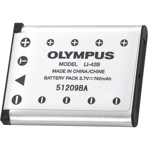 Olympus LI-42B Rechargeable Lithium-ion Battery V620058SU000, Olympus, LI-42B, Rechargeable, Lithium-ion, Battery, V620058SU000,