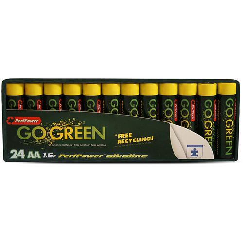 PerfPower Go Green AA Alkaline Batteries (24-Pack) 24011, PerfPower, Go, Green, AA, Alkaline, Batteries, 24-Pack, 24011,