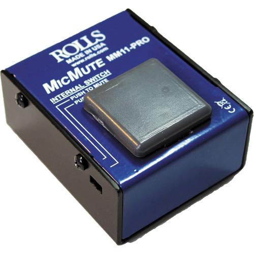 Rolls Pro Switchable Microphone Mute/Talk Professional MM11 PRO