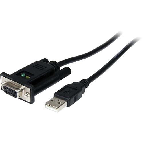 StarTech 1-Port USB to Null Modem RS232 DB9 Serial ICUSB232FTN