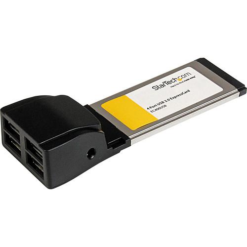 StarTech 4-Port ExpressCard USB 2.0 Adapter Card EC400USB