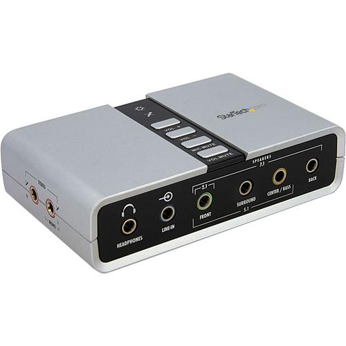 StarTech ICUSBAUDIO7D 7.1 USB Audio Adapter ICUSBAUDIO7D, StarTech, ICUSBAUDIO7D, 7.1, USB, Audio, Adapter, ICUSBAUDIO7D,