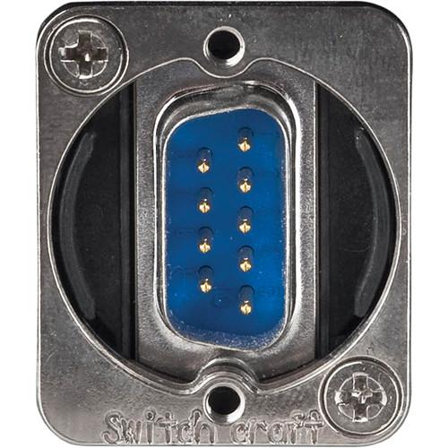 Switchcraft EH Series 9-Pin D-Sub Male to Female (Nickel), Switchcraft, EH, Series, 9-Pin, D-Sub, Male, to, Female, Nickel,