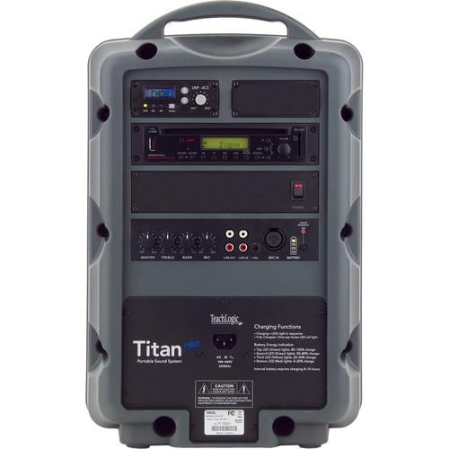 TeachLogic PA-809 Titan-Neo AC/Battery-Powered Portable PA-809