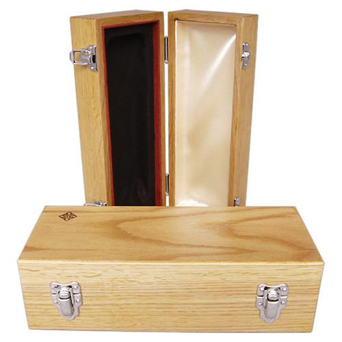 Telefunken Oak Wood Microphone Box with Diamond Logo WB40