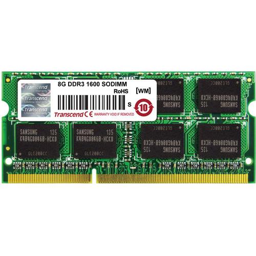 Transcend 8GB DDR3 1600 MHz SODIMM 12800 for Mac TS8GAP1600S, Transcend, 8GB, DDR3, 1600, MHz, SODIMM, 12800, Mac, TS8GAP1600S,