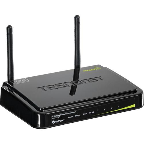 TRENDnet N300 802.11N Wireless Home Router TEW-731BR