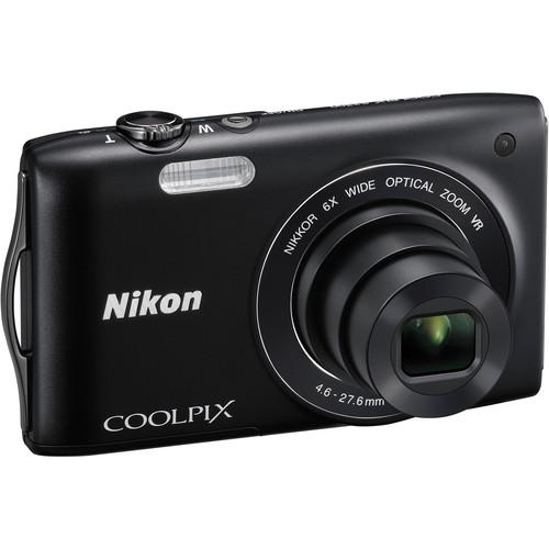 Used Nikon Coolpix S3300 Digital Camera (Black) 26310B