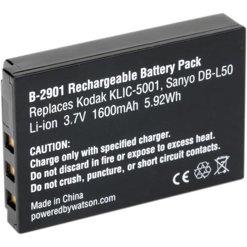 Watson KLIC-5001 Lithium-Ion Battery Pack (3.7V, 1600mAh) B-2901