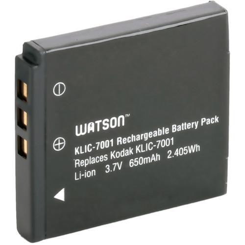 Watson KLIC-7001 Lithium-Ion Battery Pack (3.7V, 650mAh) B-2903, Watson, KLIC-7001, Lithium-Ion, Battery, Pack, 3.7V, 650mAh, B-2903
