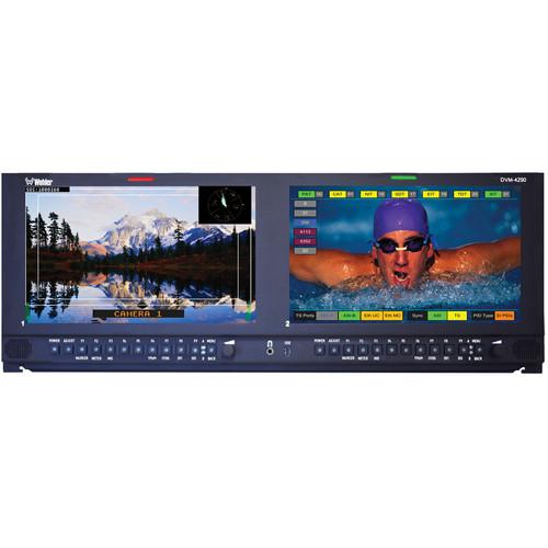 Wohler DVM-4290 Dual Screen MPEG Monitor DVM-4290, Wohler, DVM-4290, Dual, Screen, MPEG, Monitor, DVM-4290,