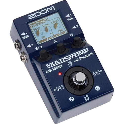 Zoom MS-100BT Multistomp Guitar Pedal with Bluetooth ZMS-100BT
