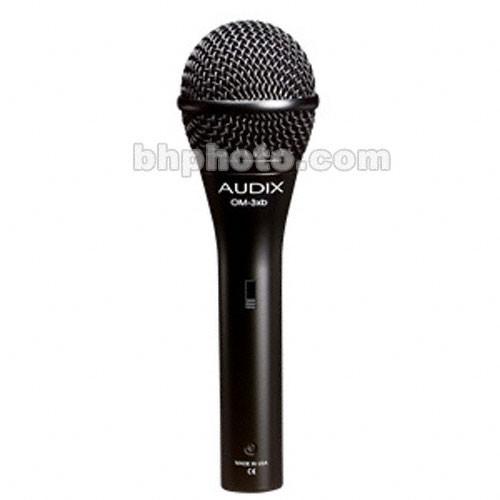 Audix OM3S - Hyper-Handheld Microphone with On/Off Switch OM3-S, Audix, OM3S, Hyper-Handheld, Microphone, with, On/Off, Switch, OM3-S