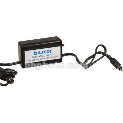 Bescor ATM-XR Automatic Shut-Off Battery Charger with RCA ATMXR