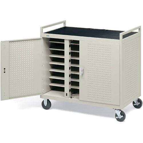 Bretford Laptop Computer Storage Cart for 24 Units LAP24EFR-GM