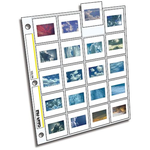 ClearFile Archival-Plus Slide Page, 35mm - 25 Pack 210025B, ClearFile, Archival-Plus, Slide, Page, 35mm, 25, Pack, 210025B,