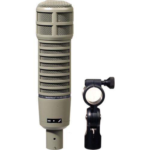 Electro-Voice RE20 Broadcast Announcer Microphone F.01U.117.389