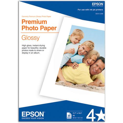 Epson Premium Glossy Photo Paper 11.7x16.5