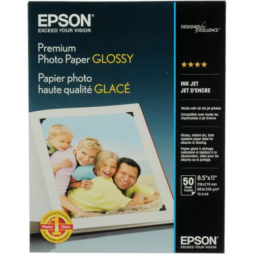 Epson Premium Glossy Photo Paper - 8.5x11