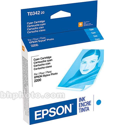 Epson  UltraChrome Cyan Ink Cartridge T034220
