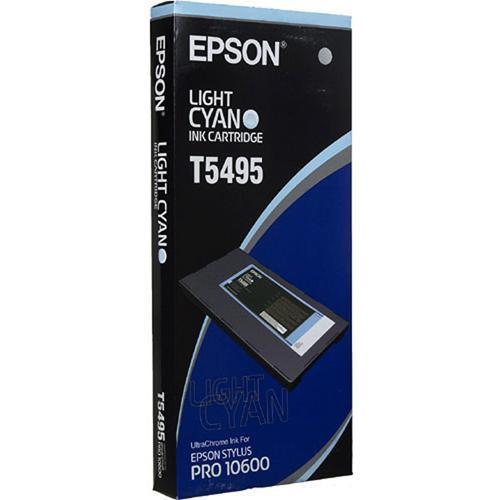 Epson UltraChrome, Light Cyan Ink Cartridge T549500, Epson, UltraChrome, Light, Cyan, Ink, Cartridge, T549500,