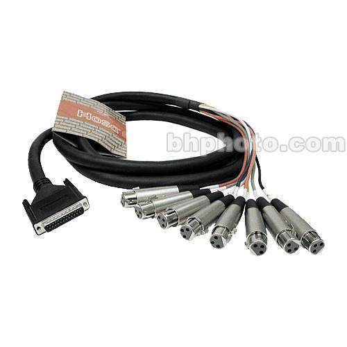 Hosa Technology DTF807 DB-25 to 8-Channel 3-Pin XLR DTF-807, Hosa, Technology, DTF807, DB-25, to, 8-Channel, 3-Pin, XLR, DTF-807,