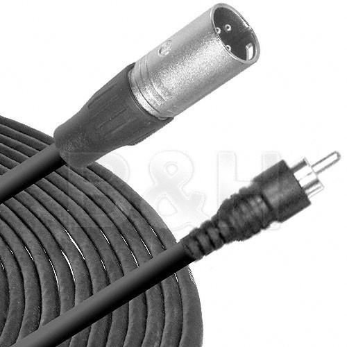 Hosa Technology RCA Male to 3-Pin XLR Male Audio Cable XRM-110