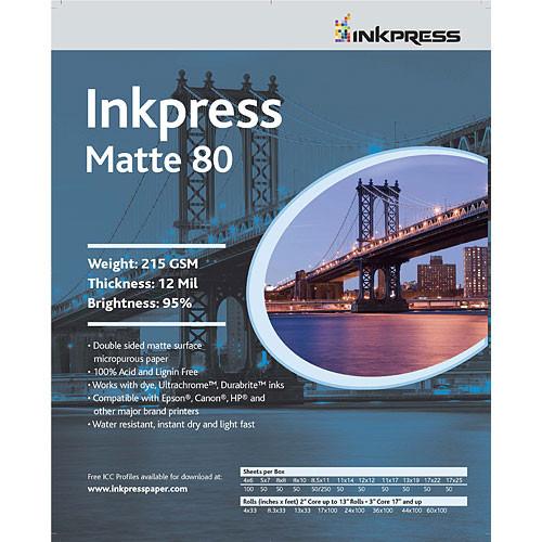 Inkpress Media  Duo Matte 80 Paper PP80851150, Inkpress, Media, Duo, Matte, 80, Paper, PP80851150, Video